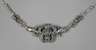 Silbercollier mit Markasitbesatz