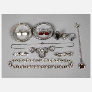 Konvolut Silberschmuck