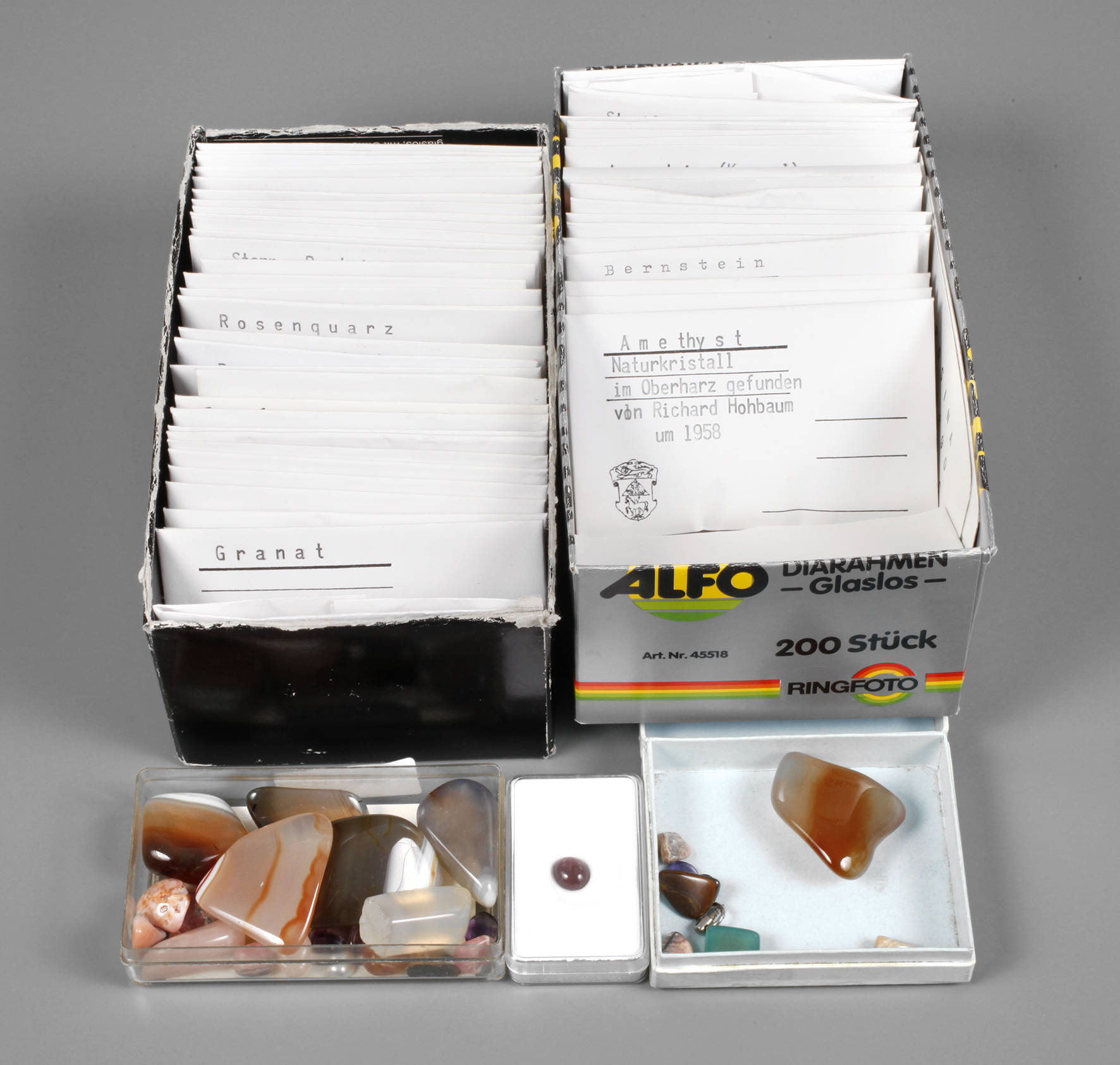 Konvolut Edelsteine aus Goldschmiedenachlass