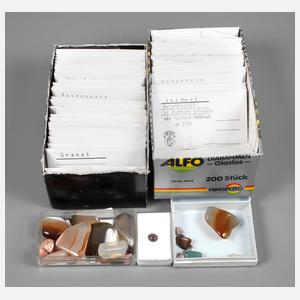 Konvolut Edelsteine aus Goldschmiedenachlass