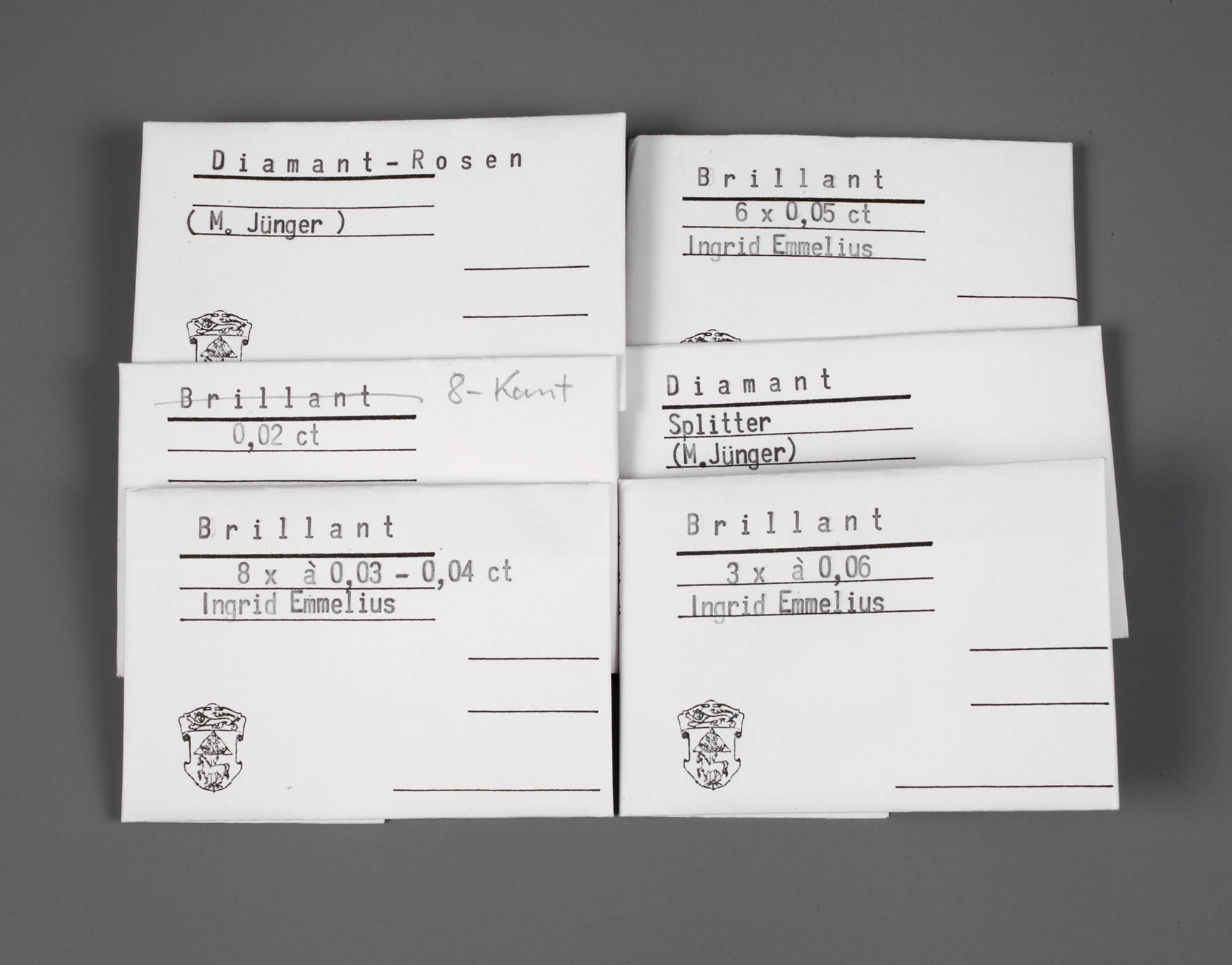 Konvolut Diamanten und Brillanten