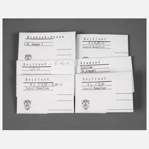 Konvolut Diamanten und Brillanten