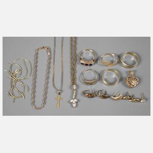 Konvolut Goldschmuck