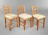 Drei alpenländische Stühle