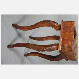 Barocktischchen mit Marmorplatte