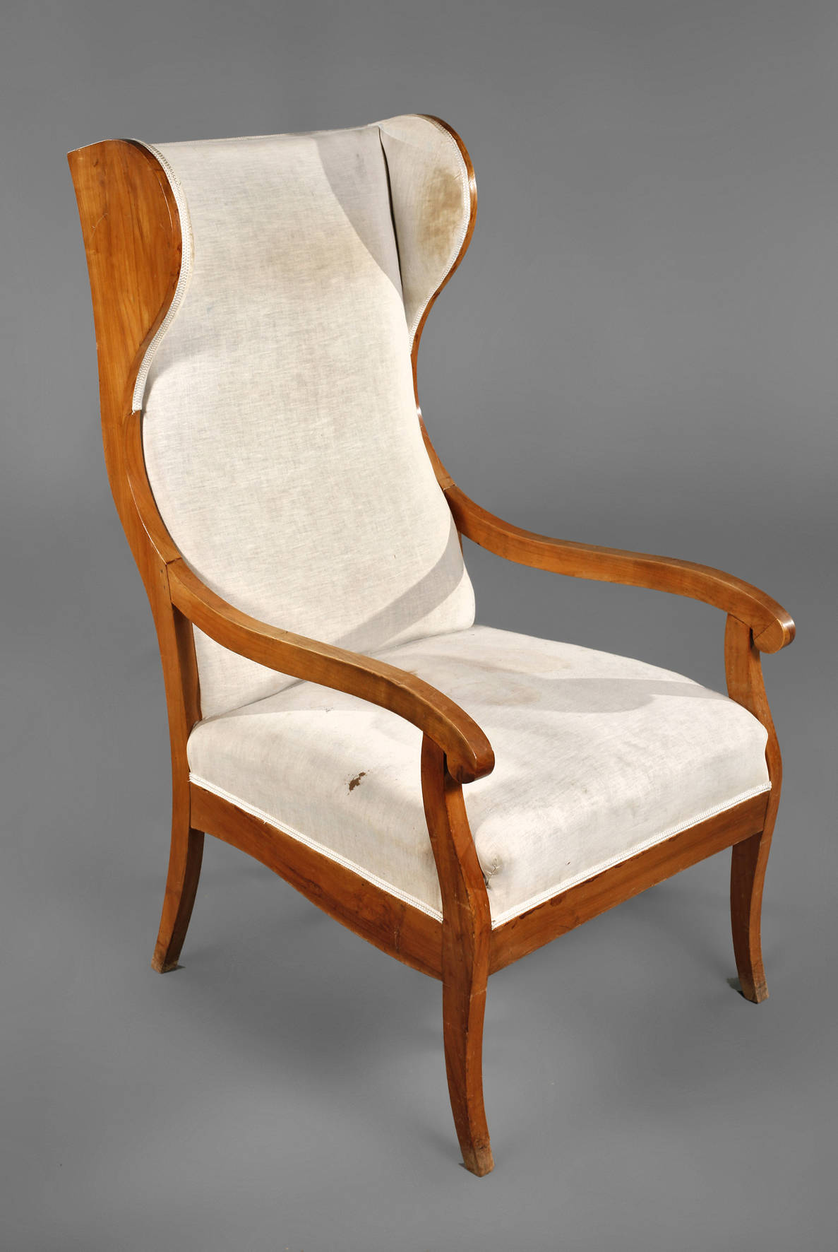 Biedermeier-Ohrenbackensessel