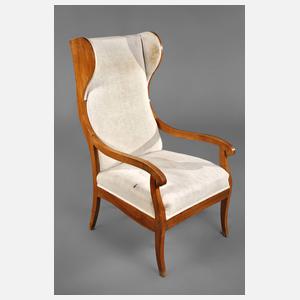 Biedermeier-Ohrenbackensessel