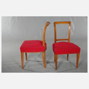 Vier Biedermeierstühle