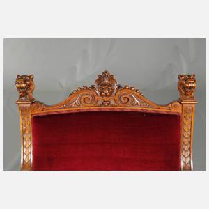 Paar Scherenstühle Historismus