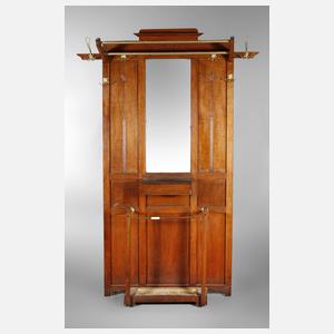 Jugendstil-Wandgarderobe