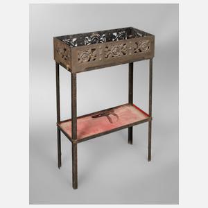 Blumenbank Eisenguss