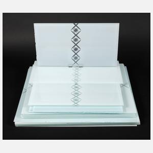 Posten Ornamentglasscheiben