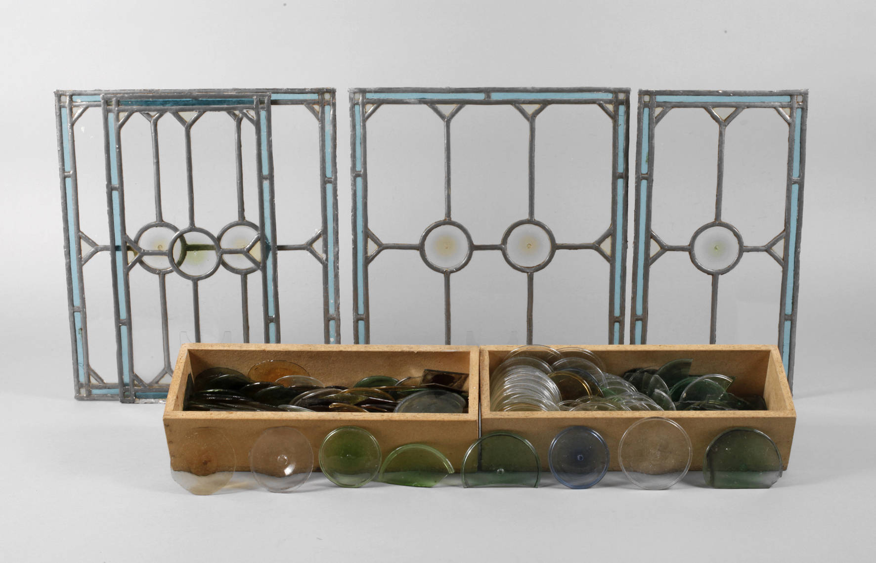 Großes Konvolut Butzenscheiben