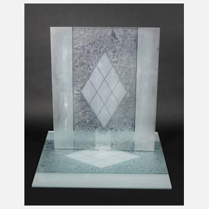 Konvolut Ätzglasscheiben