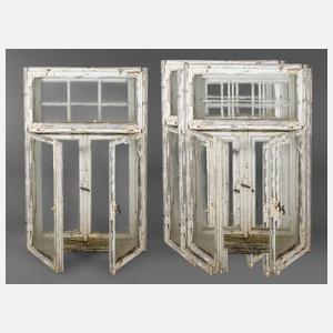 Sechs Kastenfenster Jugendstil