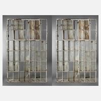 Paar große Industriefenster mit Doppelverglasung111