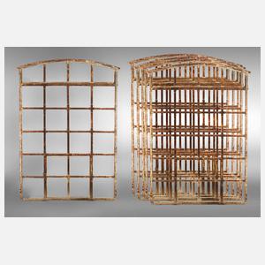 Sechs große Industriefenster