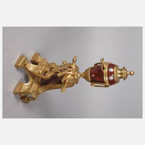 Paar prächtige Kaminböcke