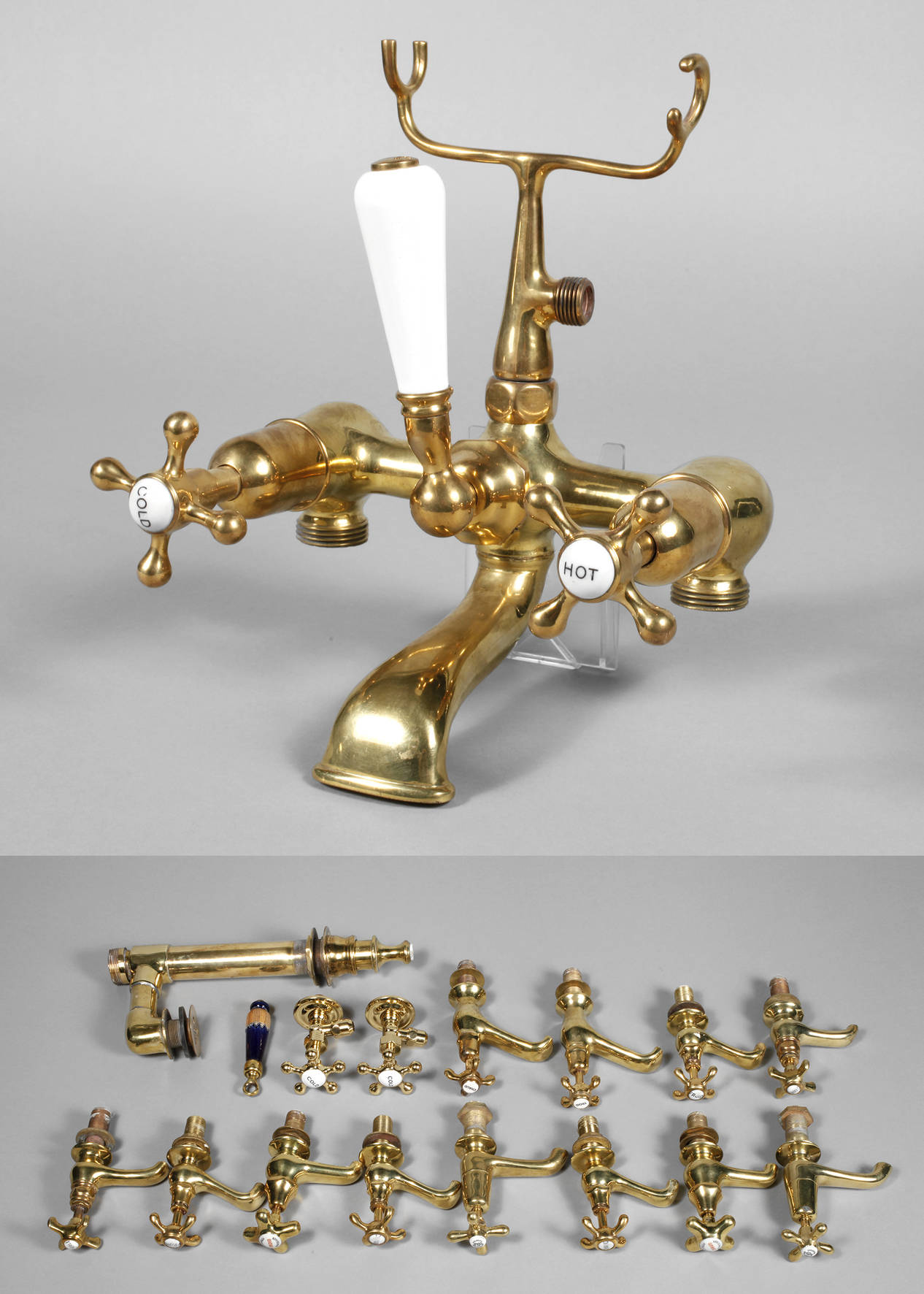 Konvolut Messingarmaturen