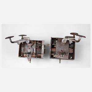 Paar Kastenschlösser