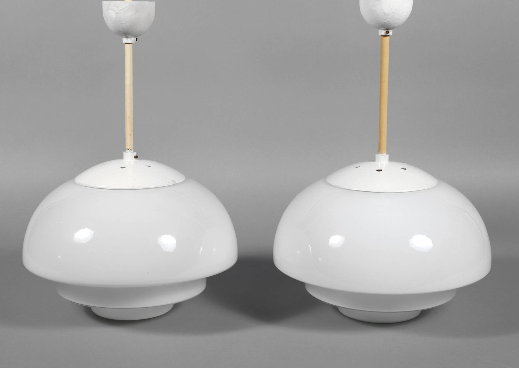 Paar Deckenlampen Art déco