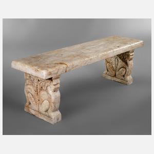 Gartensitzbank Marmor