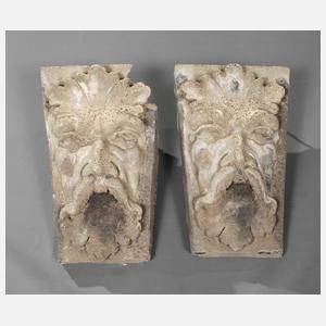 Paar Fassadenelemente