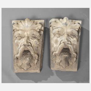 Paar Fassadenelemente