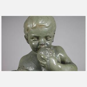 Gartenplastik Jahreszeiten-Putto