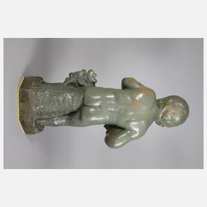 Gartenplastik Jahreszeiten-Putto