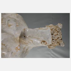 Große Gartenplastik Minotaurus