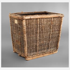 Übergroßer Weidenkorb