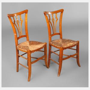 Zwei Jugendstilstühle