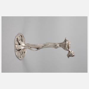 Auguste Rubin zwei figürliche Leuchter