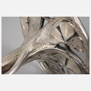 Auguste Rubin zwei figürliche Leuchter