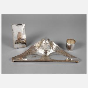 Schreibset mit Eulenmotiven