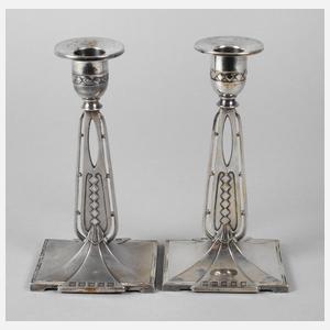 WMF Geislingen Paar Jugendstilleuchter