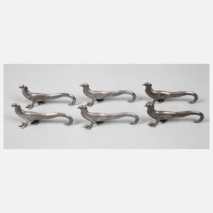 WMF Geislingen sechs Messerbänkchen