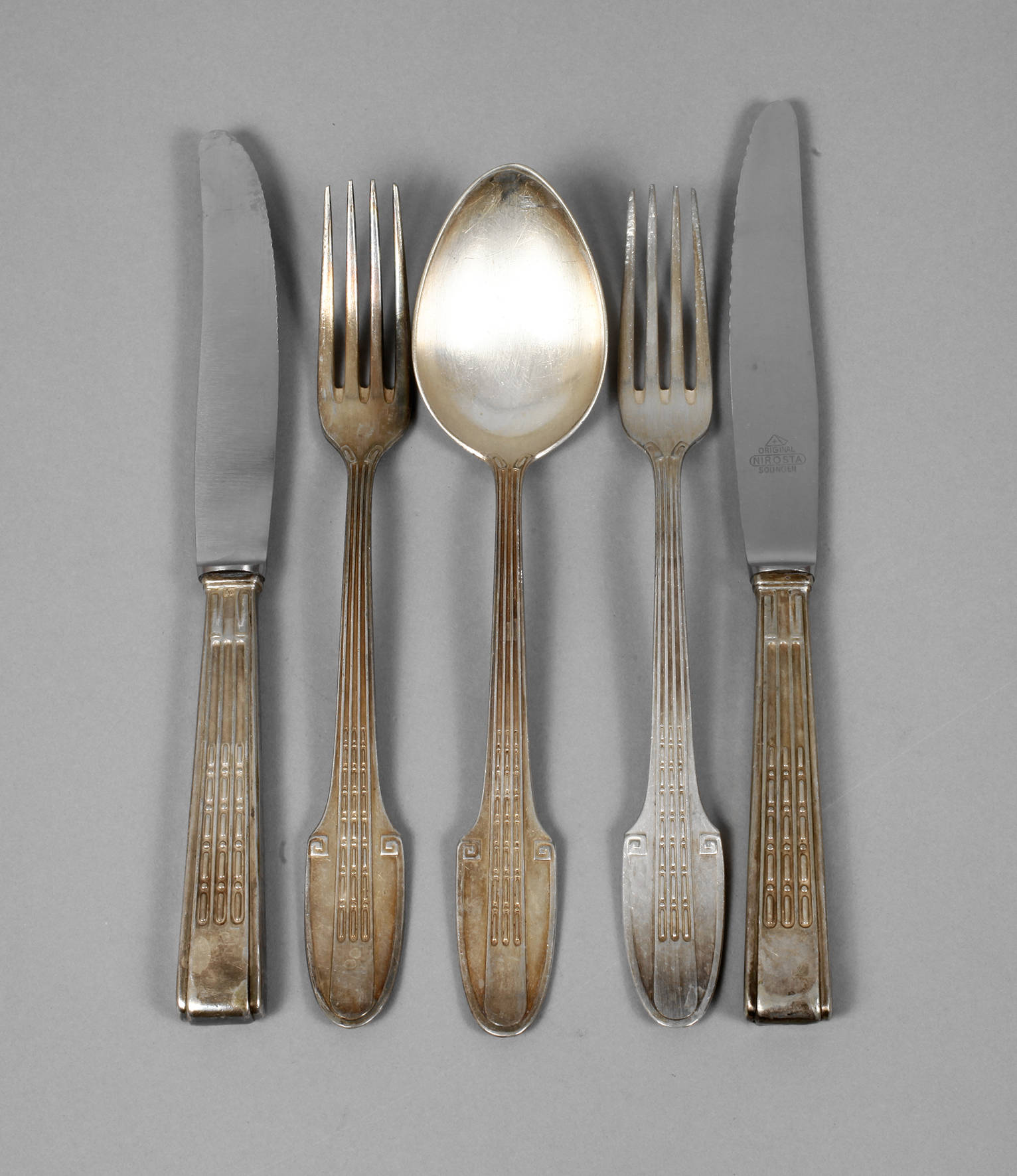 Fünf Besteckteile Peter Behrens