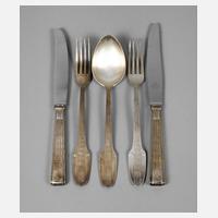 Fünf Besteckteile Peter Behrens111