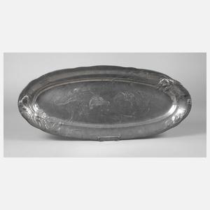 Kayserzinn große Fischvorlegeplatte