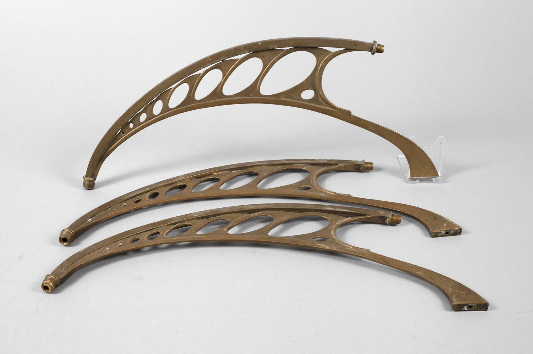 Drei Messingsegmente