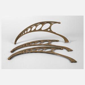 Drei Messingsegmente