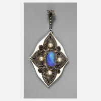 Theodor Fahrner Anhänger mit Opal und Perlen111