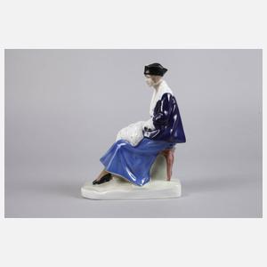 Fraureuth Dame mit Muff