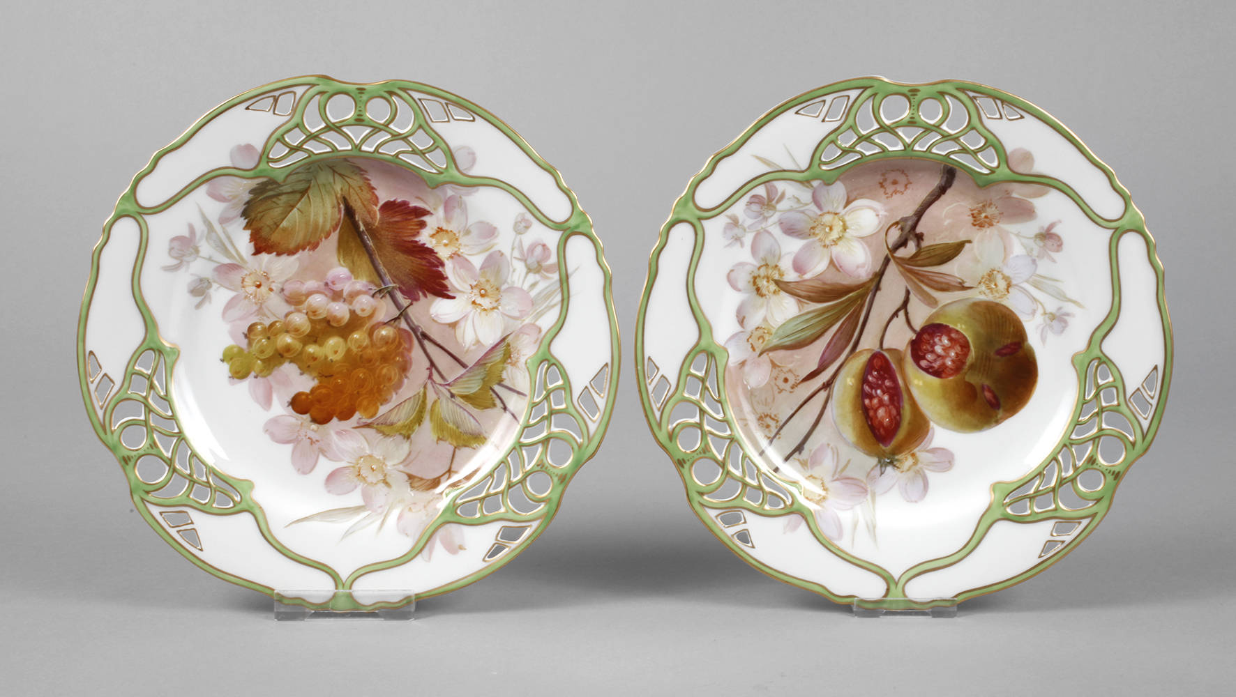 Nymphenburg Paar Jugendstilteller