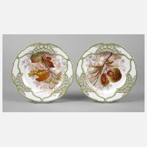 Nymphenburg Paar Jugendstilteller