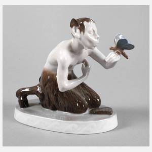 Rosenthal Faun mit Schmetterling
