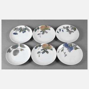 Rosenthal sechs Teller Pâte-sur-Pâte