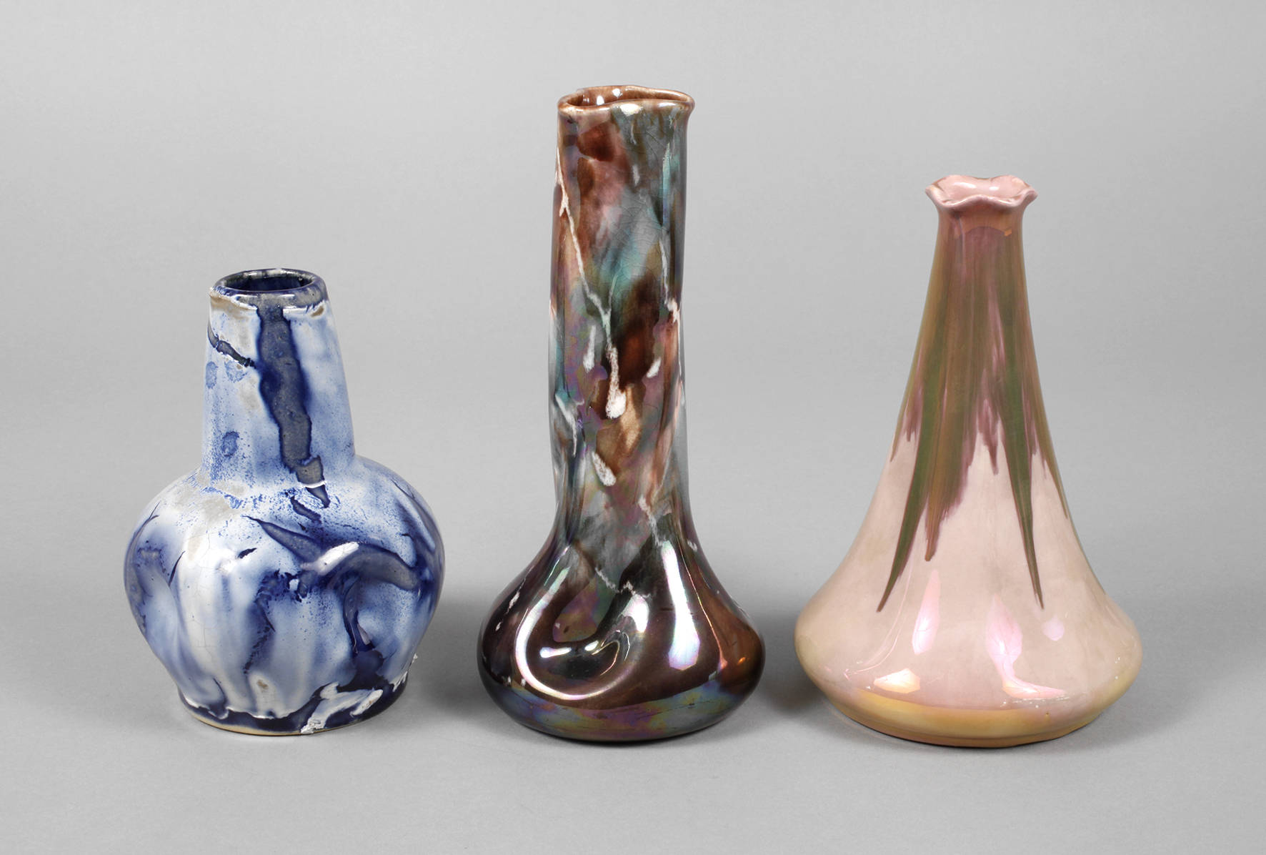 Drei Jugendstilvasen